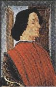 Portrait of Giuliano de'Medici (mk36) Botticelli